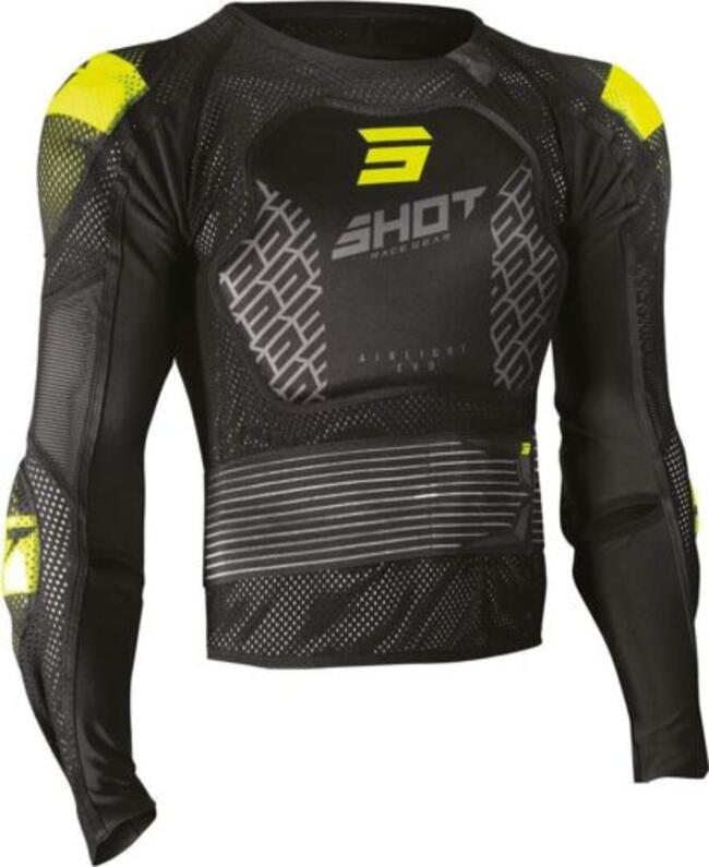 Shot Pettorina Moto Nero/giallo Unisex